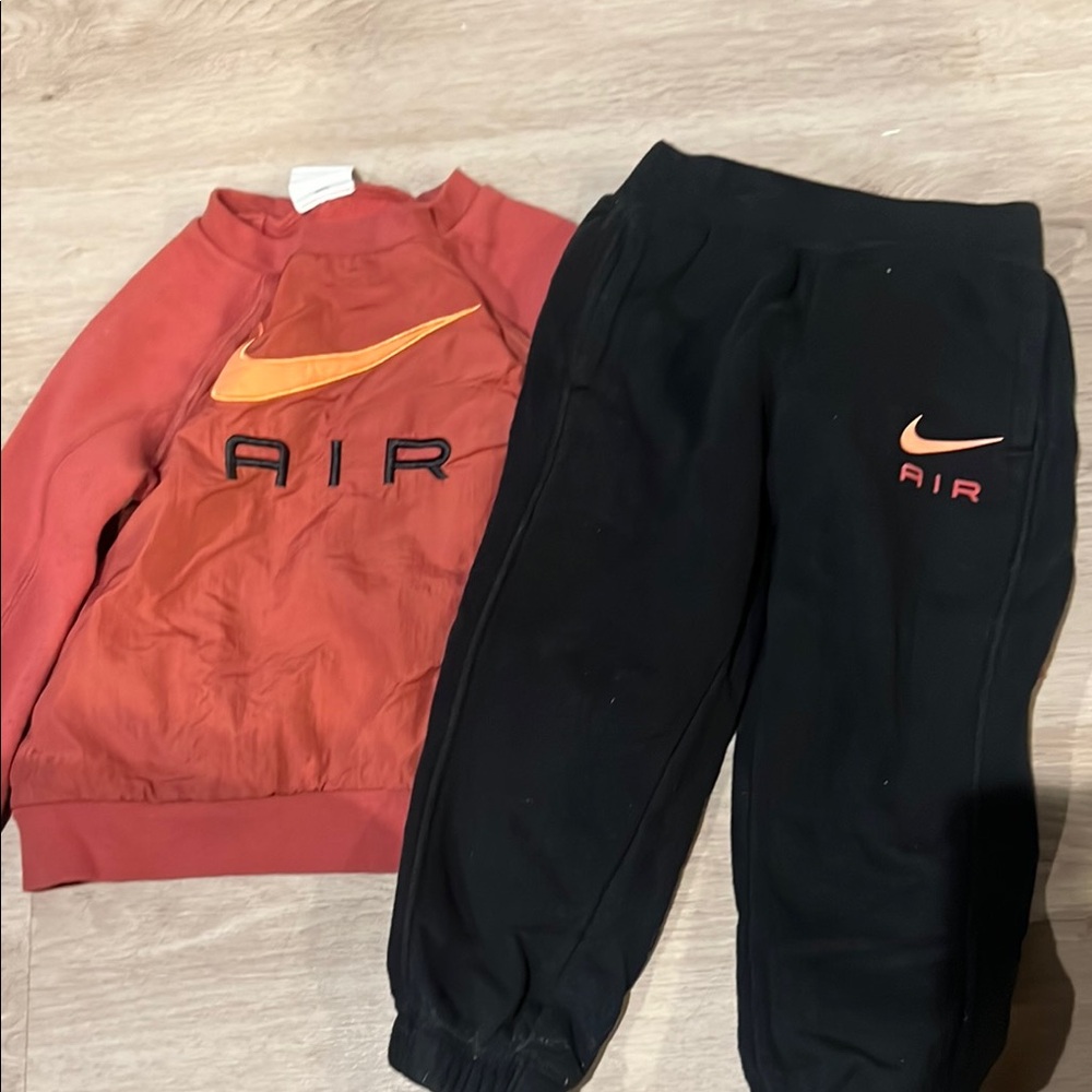 Kids Nike Air Sweatshirt and Joggers Set